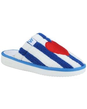 Vintage Havana Relax Indoor/Outdoor Slipper - Blue
