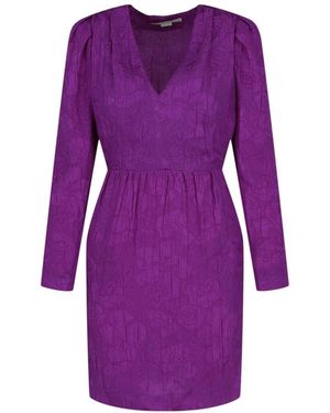 Stella McCartney Jaycee Silk Dress - Purple