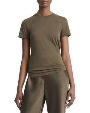 Vince Essential Crew Top - Green