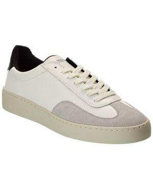 Scotch & Soda Plakka Leather & Suede Trainer - White