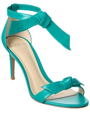 Alexandre Birman Clarita 75 Leather Sandal - Blue