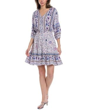 Walker & Wade Kelsey Mini Dress - Blue