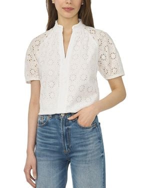 Cece Woven Top - White