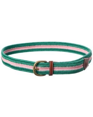 J.McLaughlin Ray Canvas Belt - Green