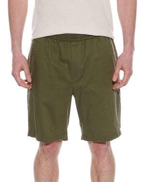 Vince Linen-Blend Short - Green