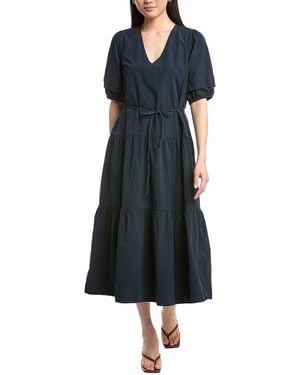 Nation Ltd Adele Midi Dress - Blue