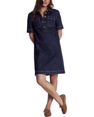 Boden Petite Zia Pocket Shift Dress - Blue