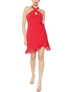 Likely Portrait Dress - Red