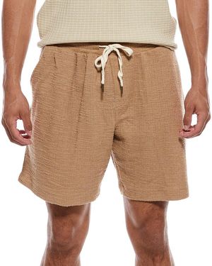 Scotch & Soda Slub Textured Short - Natural