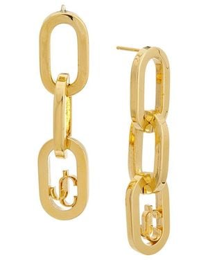 Jimmy Choo Jc Chain Earrings - Metallic