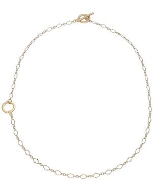 Eye Candy LA Lana Dainty Drop Loop Necklace - Natural