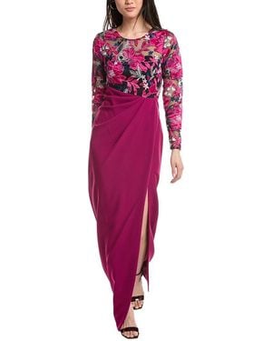 Marchesa Embroidered Gown