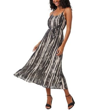Bella Dahl Midi Pleated Cami Dress - Multicolor