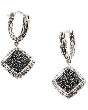 John Hardy Treated Sapphire & Spinel Essentials Earrings - Metallic
