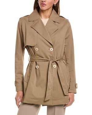 Fleurette Trench Coat - Brown