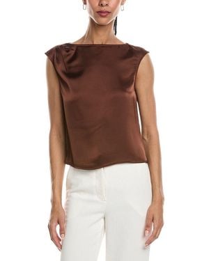 REVERIEE Sleeveless Top - Brown