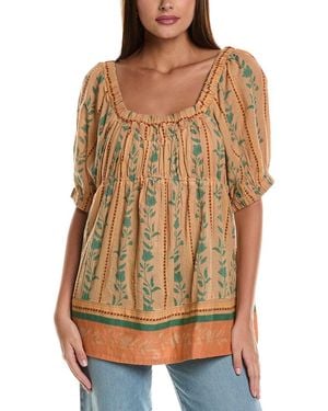 Free People Santorini Printed Tunic - Brown