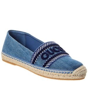 Gucci Denim Espadrille - Blue