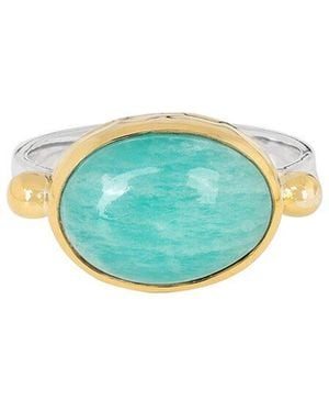 TIRAMISU 50 Ct. Tw. Amazonite Ring - Blue