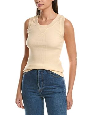Project Social T Salgado Rib Ringer Tank - Blue