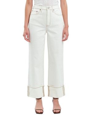 Daze Denim Eastside Vanilla Loose Jean - White