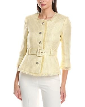 Tahari Tweed Jacket - Natural