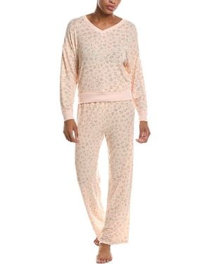Honeydew Intimates 2Pc Star Seeker Long Vee Set - Natural