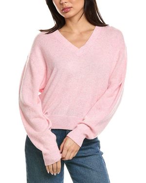 Brodie Cashmere Sparkle Mini Cashmere Jumper - Pink