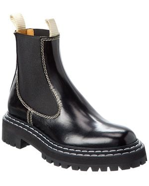 Proenza Schouler Leather Chelsea Boot - Black