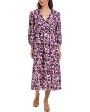 Hyacinth House Chloe Midi Dress - Purple