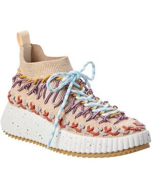 Chloé Nama Sock Trainer - Pink