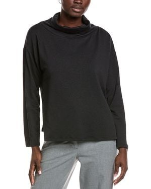 Eileen Fisher Funnel Top - Black