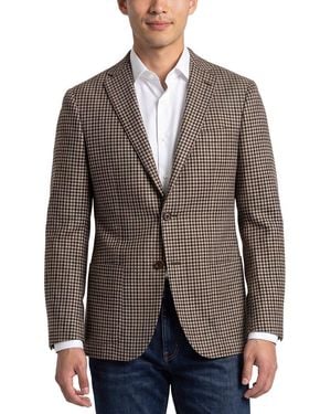 Corneliani Cc Collection Virgin Wool Blazer - Brown