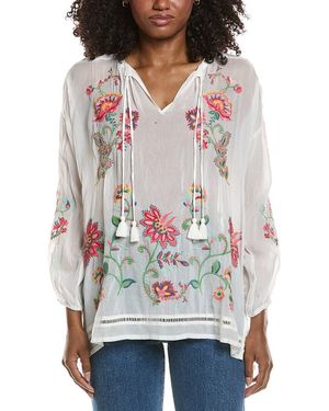 Johnny Was Margot Blouse - White