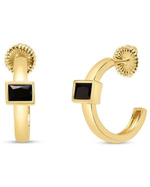 Bruno Magli Plated Earrings - Metallic
