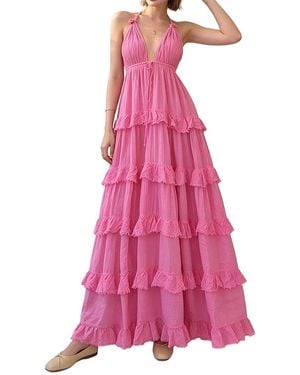 Linda Charm Maxi Dress - Pink