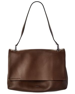 Max Mara Leather Shoulder Bag - Brown