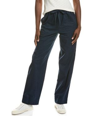Vince Tie-Front Pull-On Pant - Blue