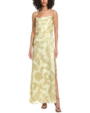 Jonathan Simkhai Jessa Draped Gown - Metallic