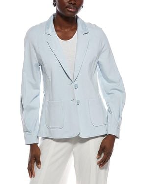 Marc Cain Solid Blazer - Blue