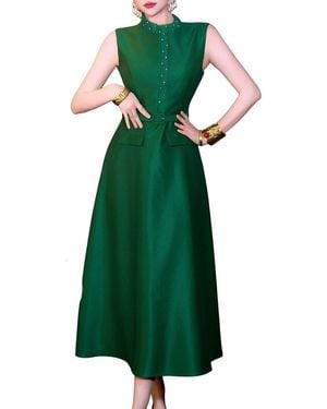 BRC By BURRYCO Sleeveless Special Midi Dress - Green