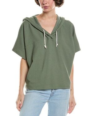 Lilla P Hoodie Poncho - Green