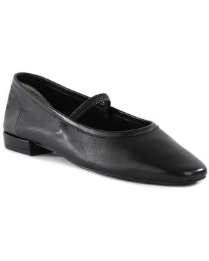 Seychelles Maryjane Leather Flat - Black