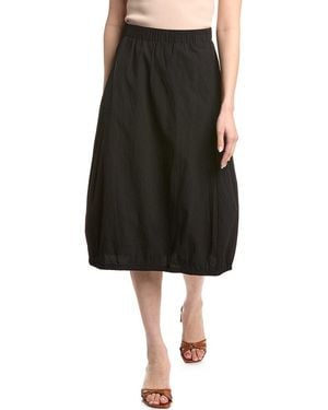 Eileen Fisher Petite Lantern Skirt - Black