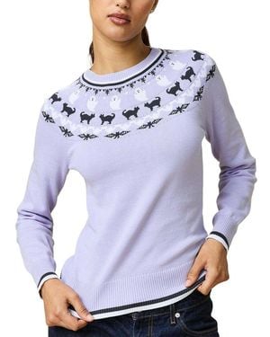 Rowing Blazers Halloween Fairisle Sweater - Blue