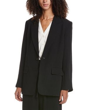 A.L.C. Satin Back Crepe Bishop Ii Jacket - Black