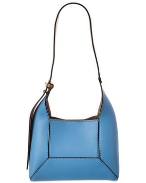 Jimmy Choo Diamond Small Leather Hobo Bag - Blue