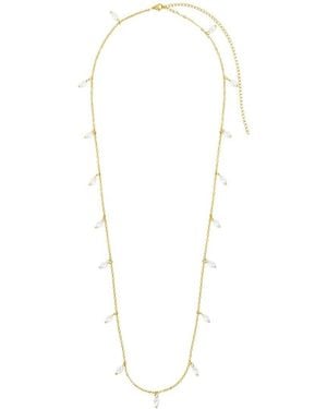 Sterling Forever 14K Plated Celeste Body Chain - White