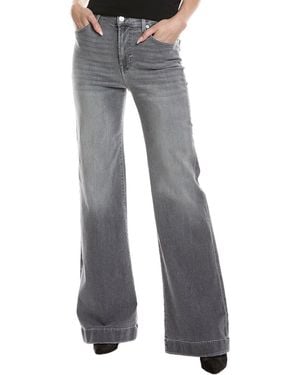 7 For All Mankind Modern Dojo High-Rise Ifrane Trouser Flare Jean - Grey