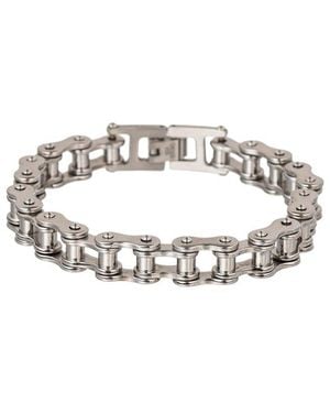 Eye Candy LA Premium Collection Titanium Bike Chain Bracelet - Metallic